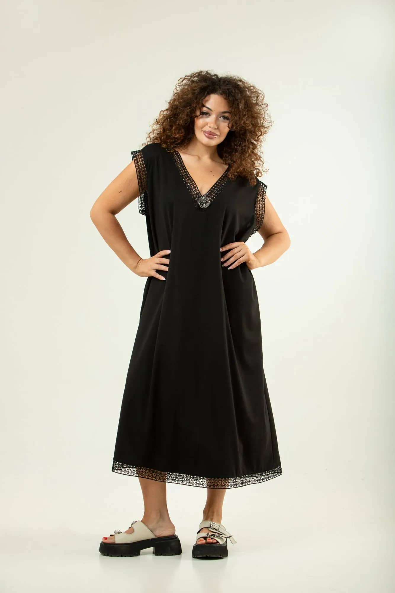 Zaria Lace Lounger Dress
