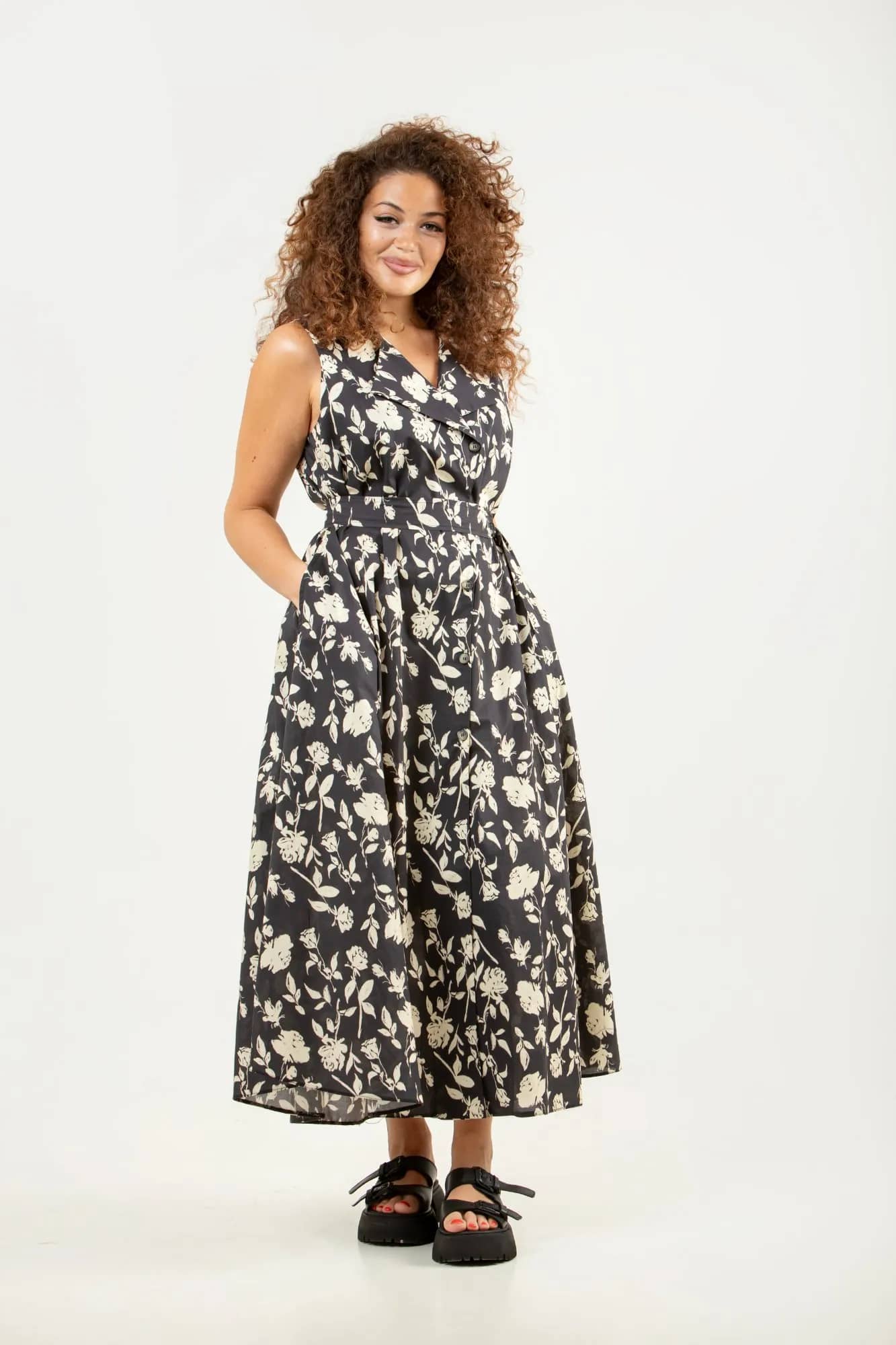 Magnolia Dream Satin Dress