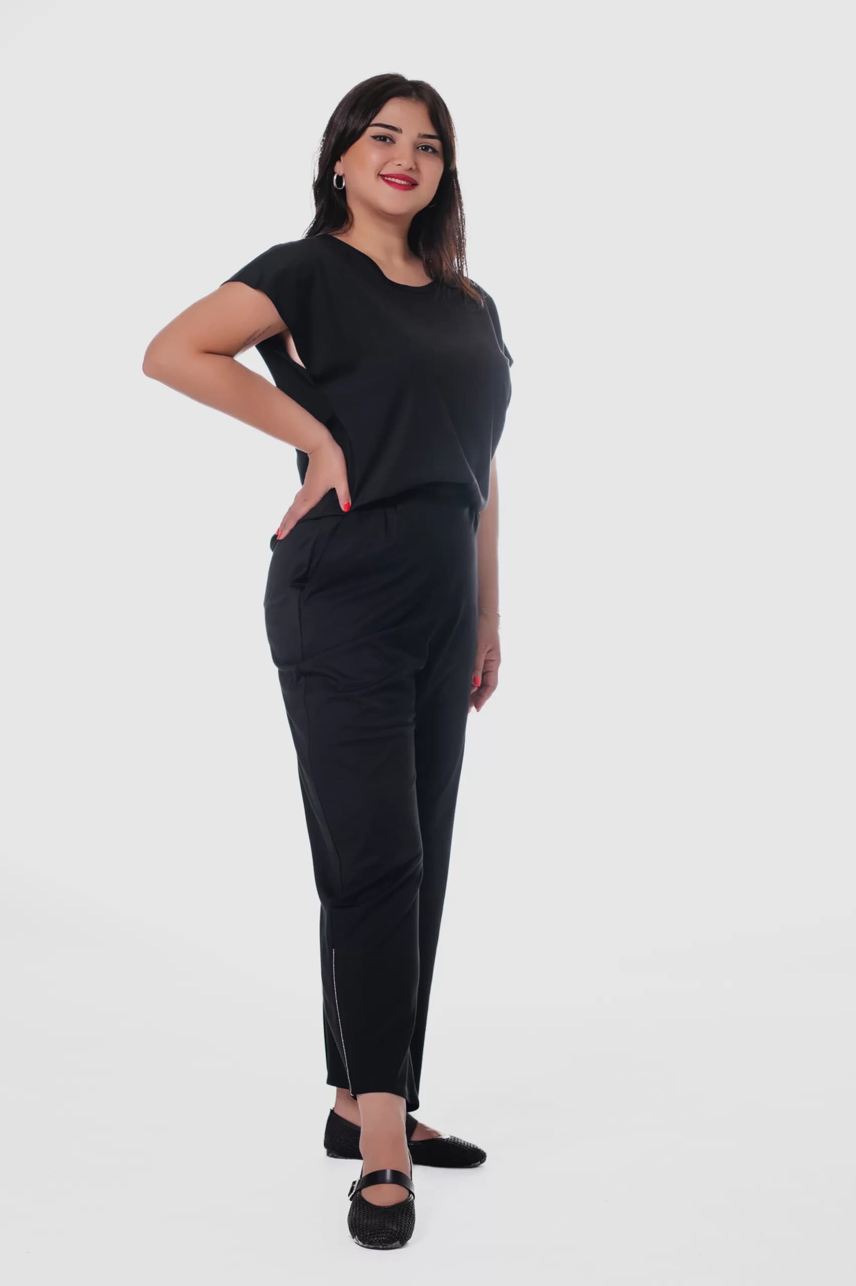 Midnight Sleek Blouse 1