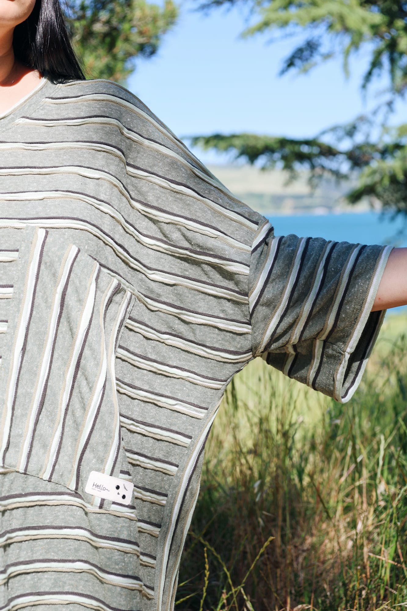 Oversized Striped Linen Tunic 2