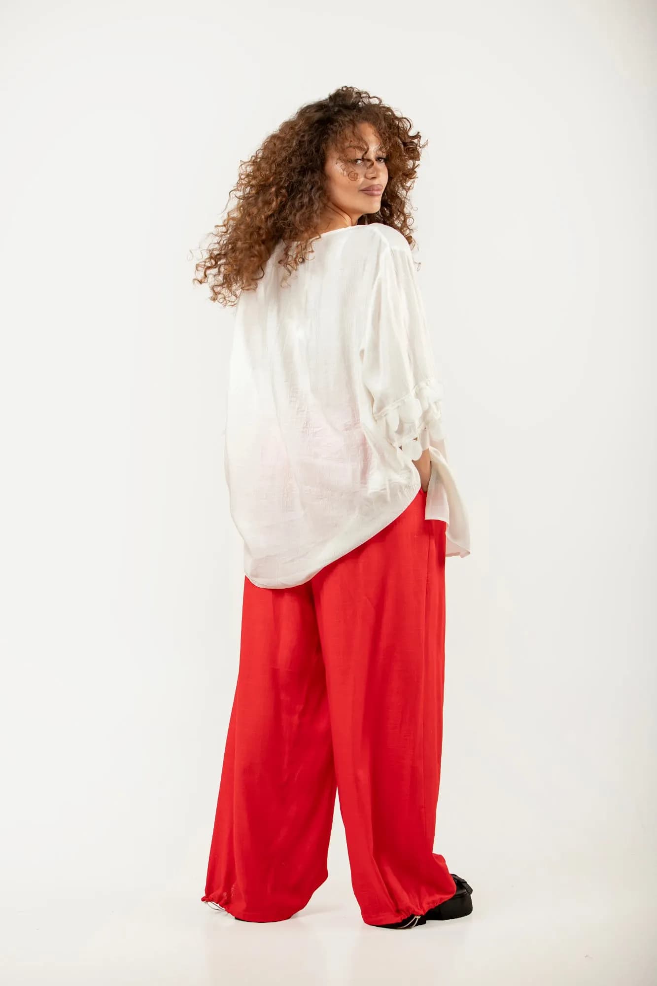 Camelia Blossom Gauze Top 3