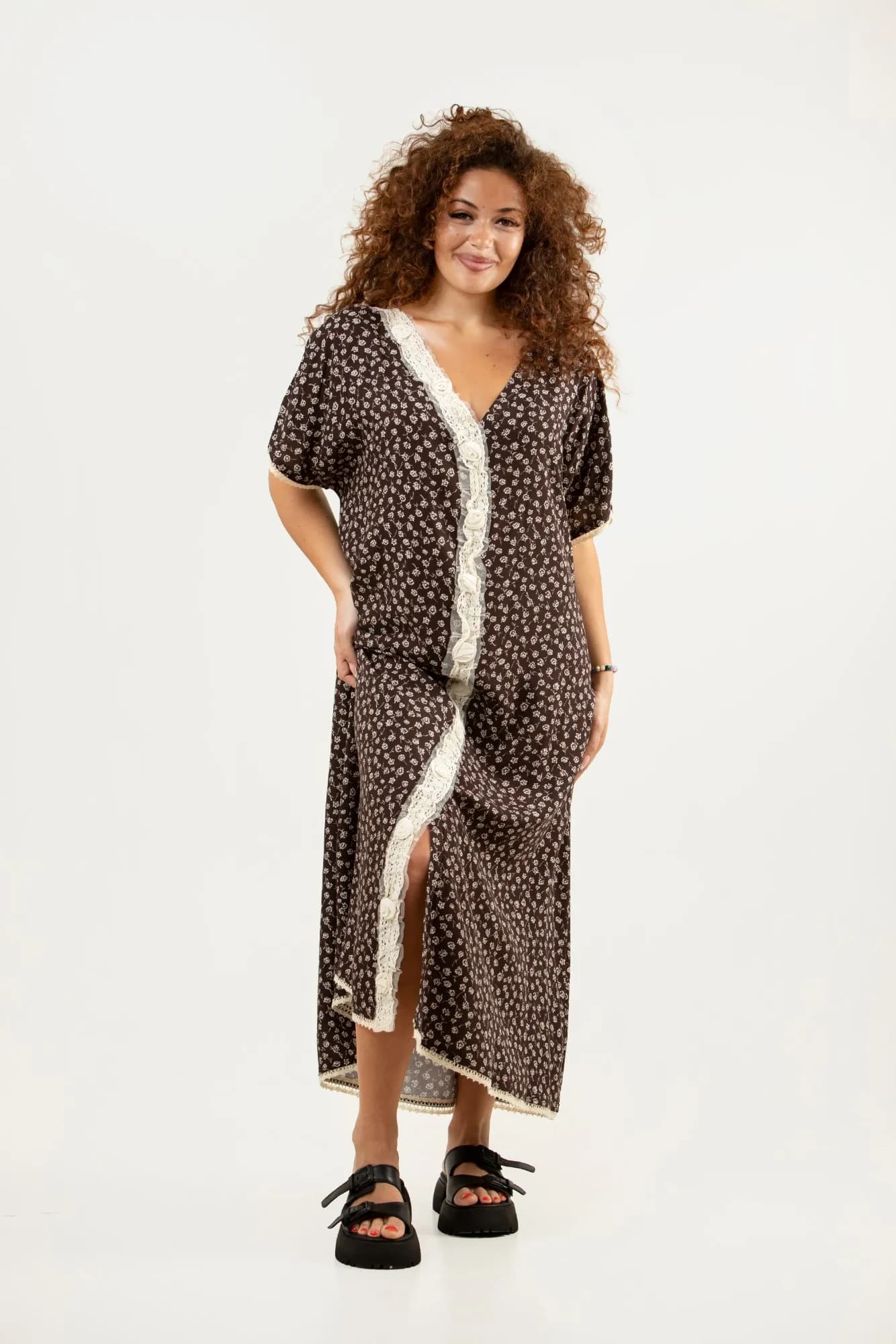 Amara Vintage Floral Dress 1